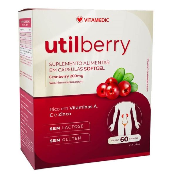 Utilberry 200mg 60Caps Cranberry