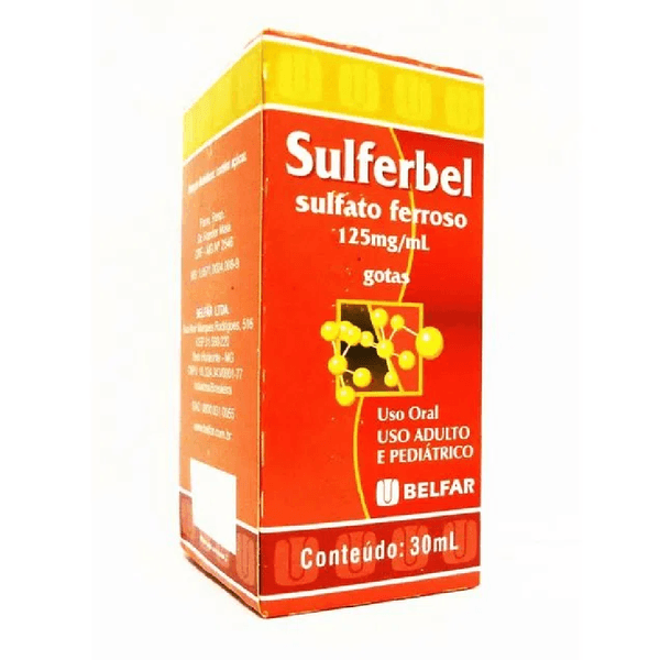 Sulferbel 125mg Gotas 30mL