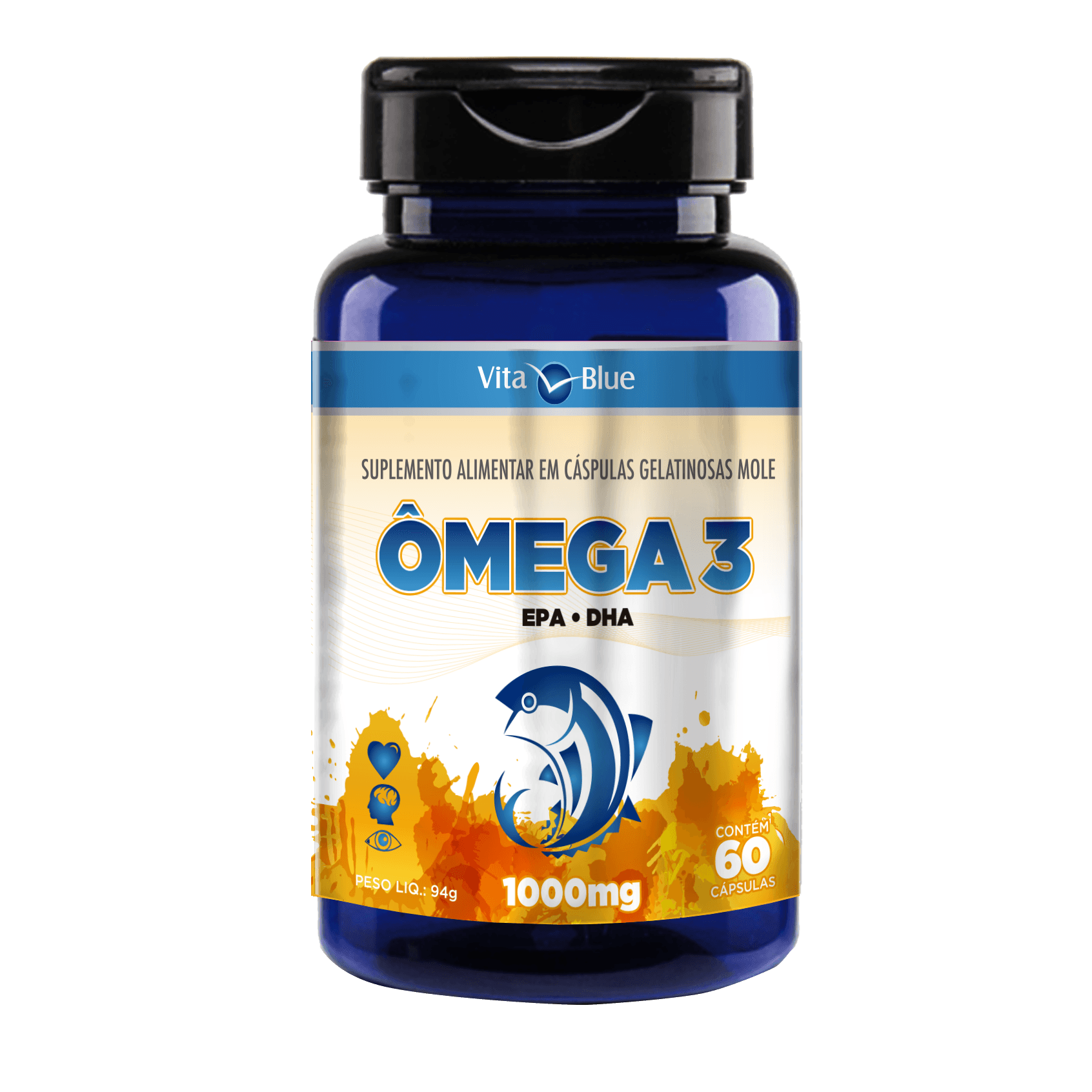 OMEGA 3 C/60 1000MG VITA BLUE