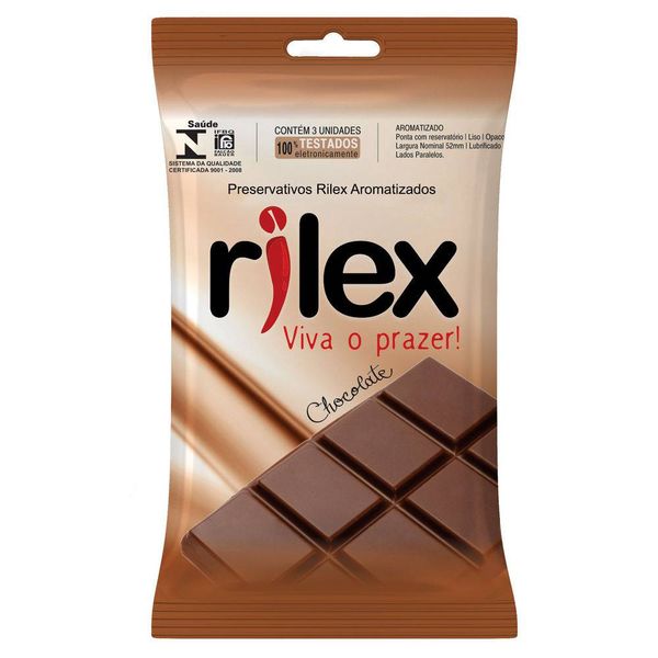 Preservativo Rilex Chocolate 3 Unidades