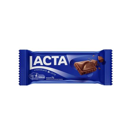 Barra de Chocolate Lacta ao Leite 20g - Farma 22