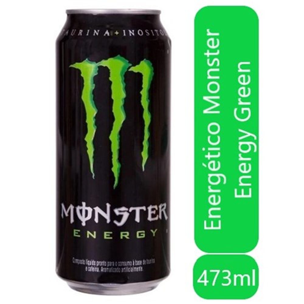 Energético Monster Energy Green Lata 473ml - Farma 22