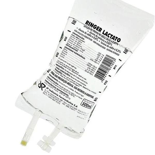 Solução Ringer com Lactato Sistema Fechado 500ml JP