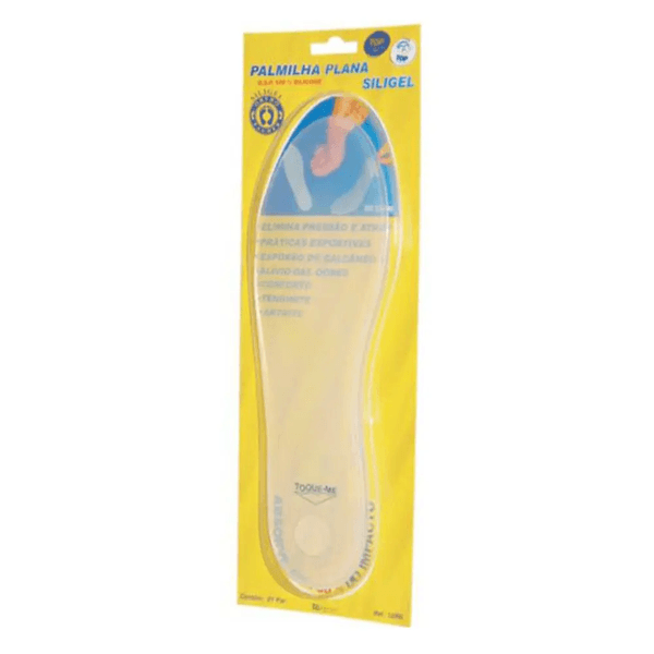 Palmilha Plana Silicone Tamanho 41/42 Siligel