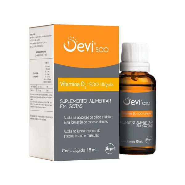 Devi 500 Vitamina D3 500UI por Gota 15ml