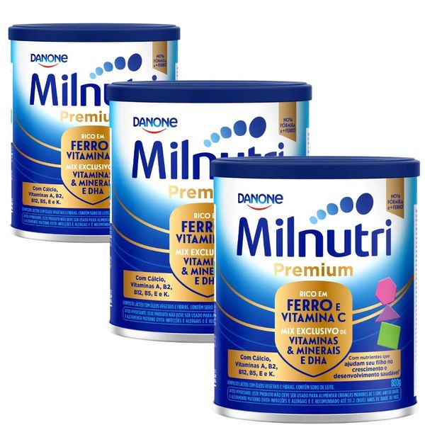 Kit Milnutri 800g 12 unidades