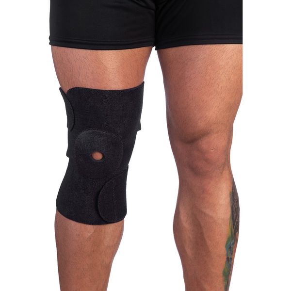 Joelheira articulada neoprene cintas cruzadas tamanho M GLC