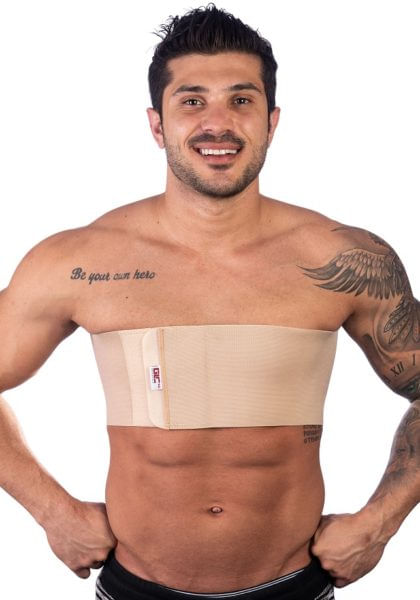 Faixa torácica em elástico 20cm tamanho P GLC