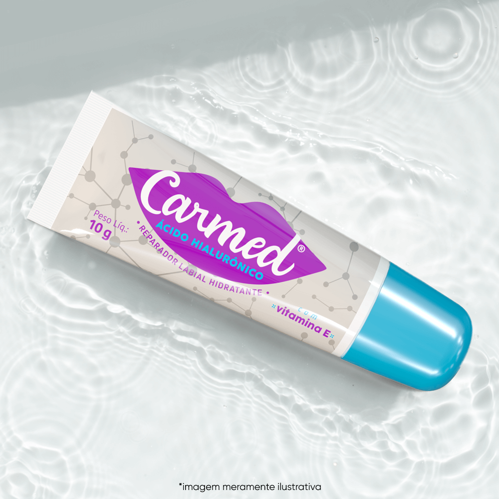 HIDRATANTE LABIAL CARMED ÁCIDO HIALURÔNICO 10G