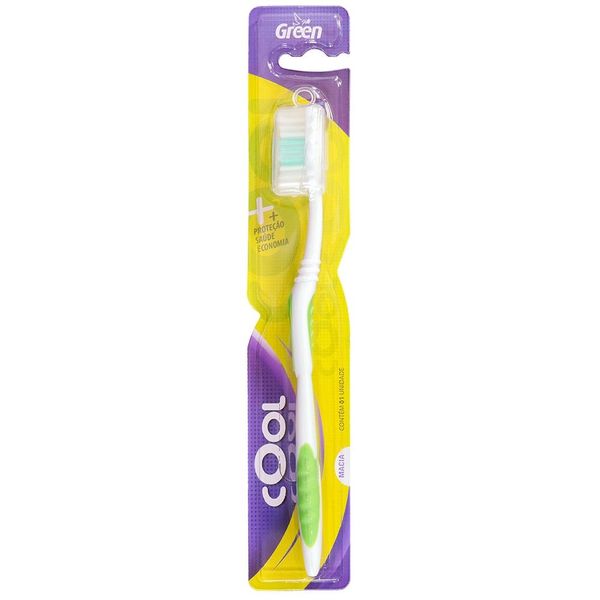 Escova de dente média Cool cores sortidas 1 unidade