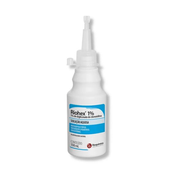 Riohex 1% solução aquosa Rioquímica 100ml