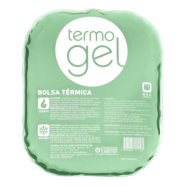 Bolsa térmica Termogel 13X25 verde