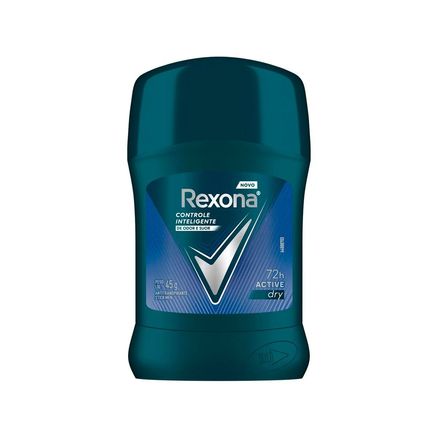 Desodorante Rexona Antitranspirante Stick 45G Men Active Dry 72H preço