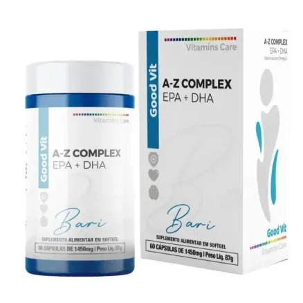 Good Vit Az Complex Bari + Ômega 3 1450 Mg 60 Cápsulas preço
