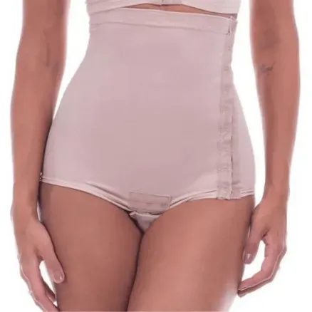 Cinta Modeladora Cintura Alta Cavada Chocolate Biobela Tamanho: P42 Ref: 1607 preço