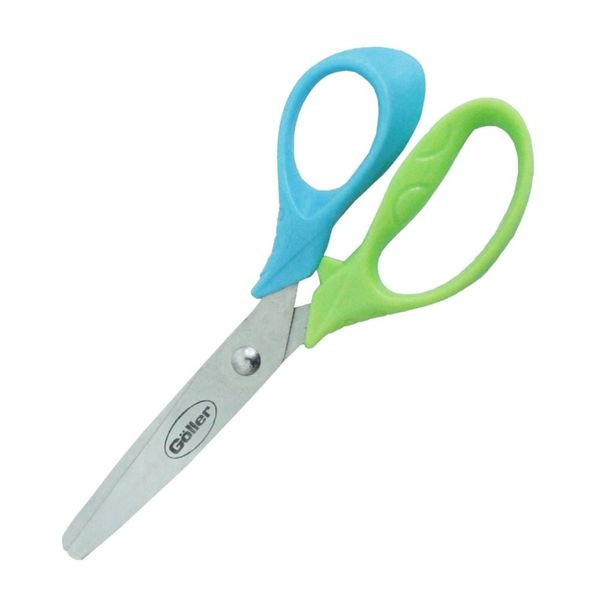 Tesoura Escolar Inox Bicolor Goller