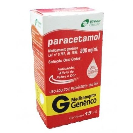 Paracetamol Gotas 20Mg/Ml Sabor Tangerina 15Ml preço