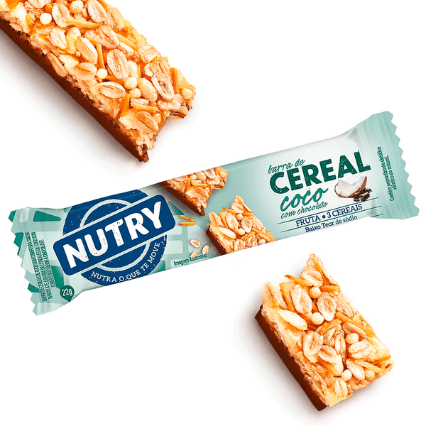 Nutry Cereal Coco Chocolate Barra de Cereal 20g