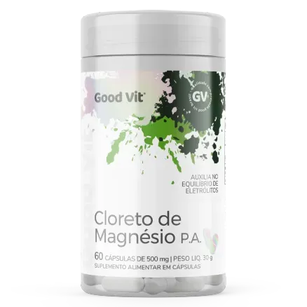 Good Vit Cloreto De Magnésio Pa 500Mg 60 Cápsulas preço